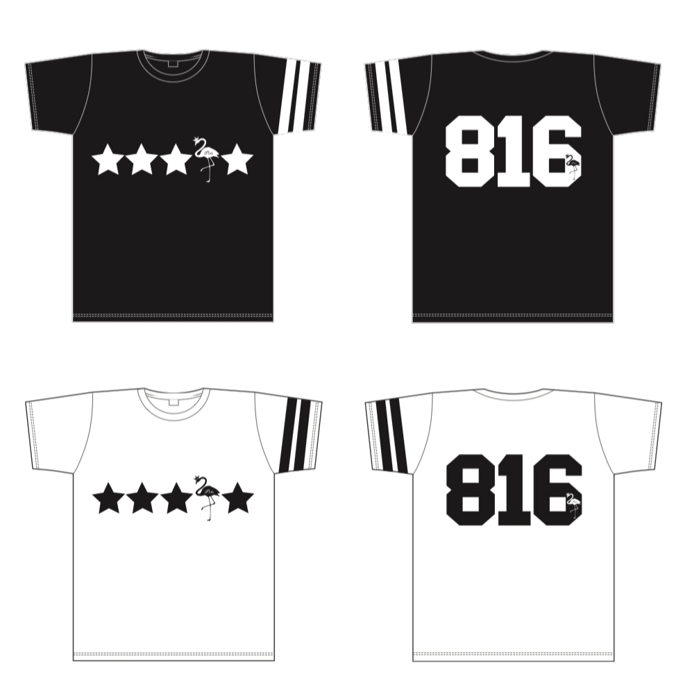 Pile NEWデザインTシャツ（ブラック／ホワイト）